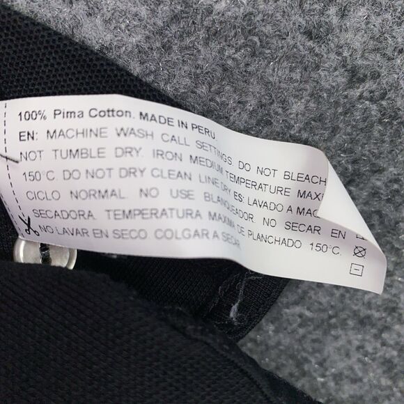 James Bark Polo Shirt Mens Size XXL Black Pima cotton Golf Casual Outdoors - Picture 7 of 9